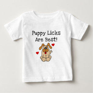Le chiot Licks sont les meilleurs T-shirts et