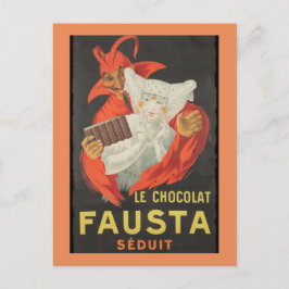 Le Chocolat Fausta Seduit Postkarte
