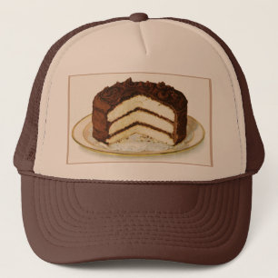 Le chocolat vintage a glacé le casquette de