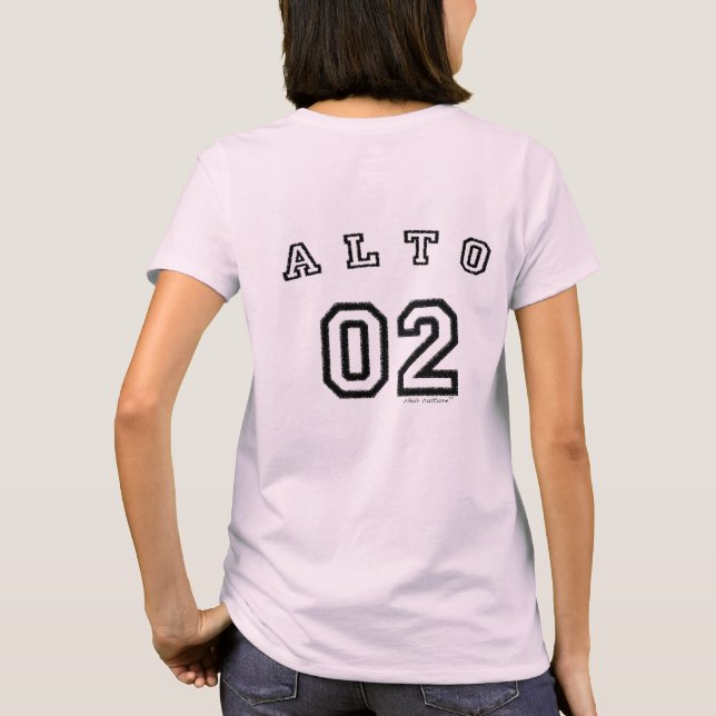 Le choeur cultivent le T-shirt des femmes de (Dos)
