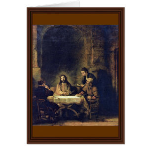 Le Christ chez Emmaus par Rembrandt Harmensz. Van