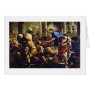 Le Christ conduisant les négociants par le temple