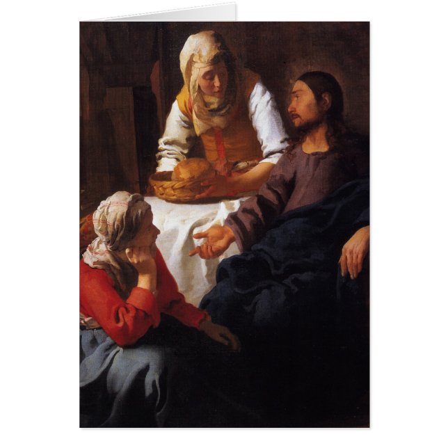 Le Christ dans la Chambre de Mary et de Martha (Devant)