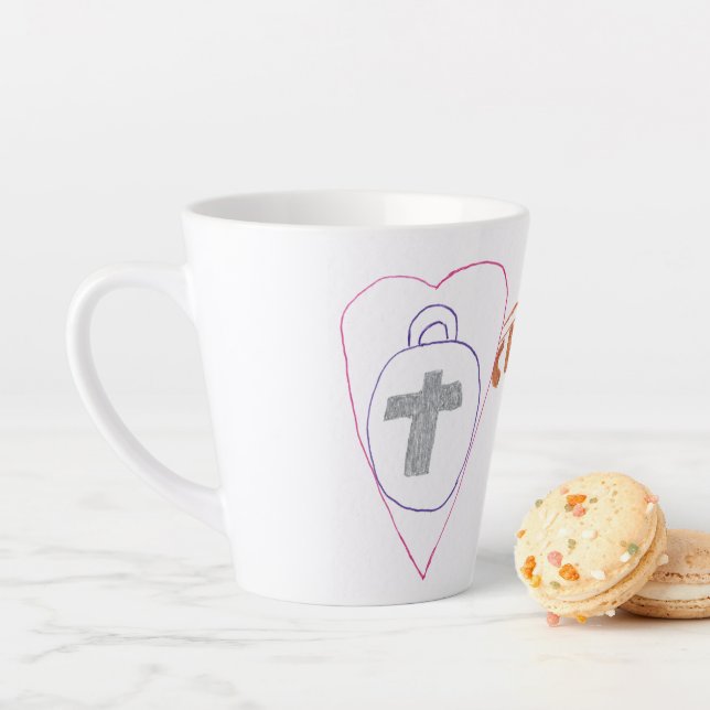Le Christ est la clé du latte Mug (En situation)