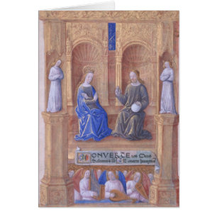 Le Christ et Vierge Marie couronnée