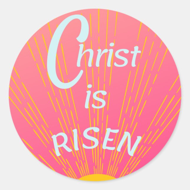 Le Christ moderne est ressuscité Stickers (Devant)