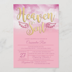 Le ciel a envoyé une invitation au Baby shower