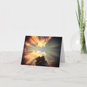 Le ciel a gagné une belle carte de sympathie ange