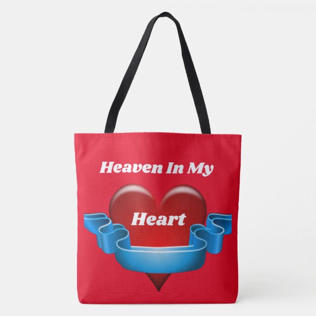 Le Ciel Dans Mon Coeur Grand Sac fourre-tout (Devant)