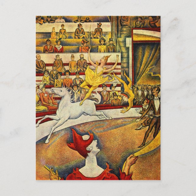 Le Cirque ( The Circus ) von Georges Seurat Postkarte (Vorderseite)