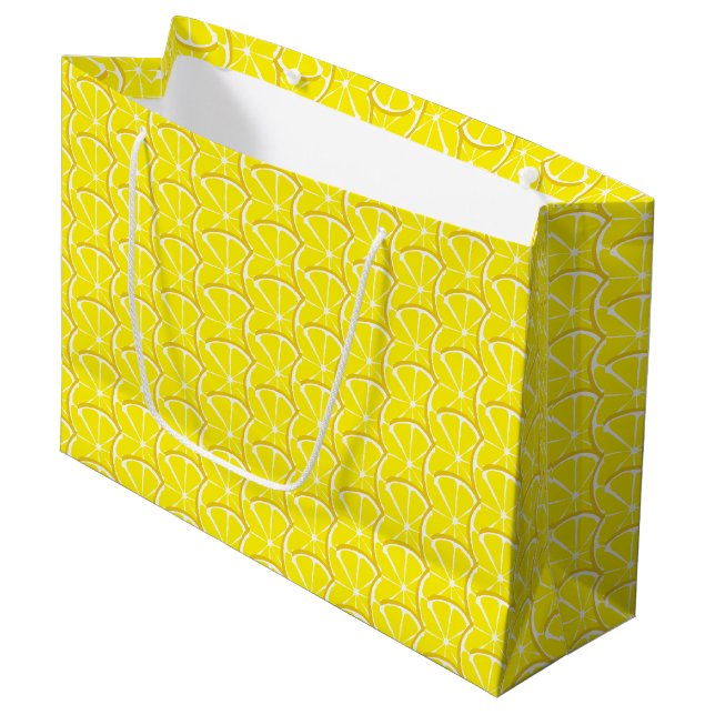 Le citron d'agrume d'été découpe le sac en (Devant Angle)