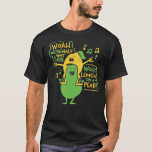 Le citron sur un T-shirt indispensable à la poire