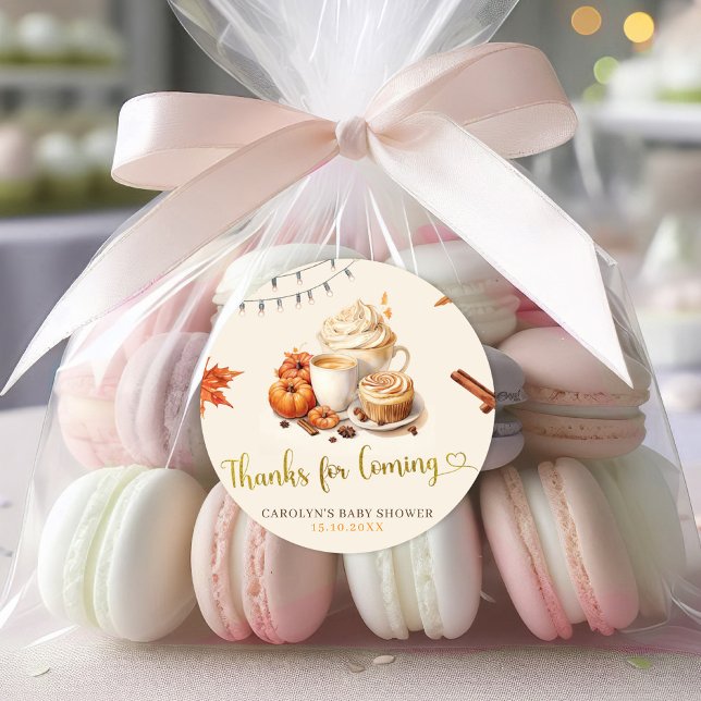 Le Citrouille d'automne brasse un autocollant de M (Créateur téléchargé)