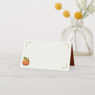 Le Citrouille de Thanksgiving en coin Cartes de Pl