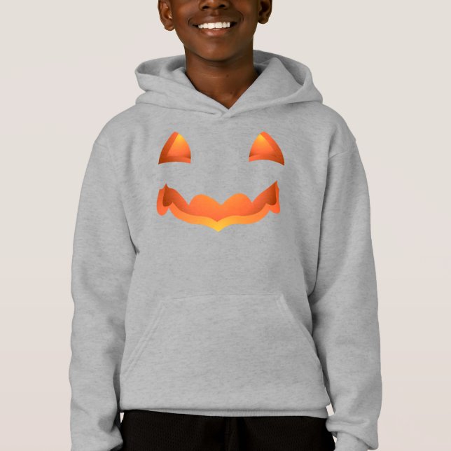 Le Citrouille d'Halloween Jack-o-lantern Sweatshir (Devant)