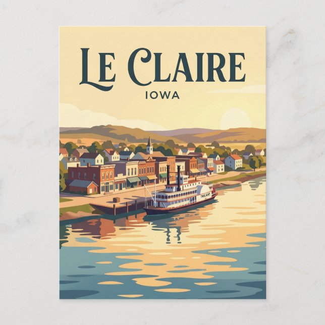 Le Claire USA Postkarte (Vorderseite)