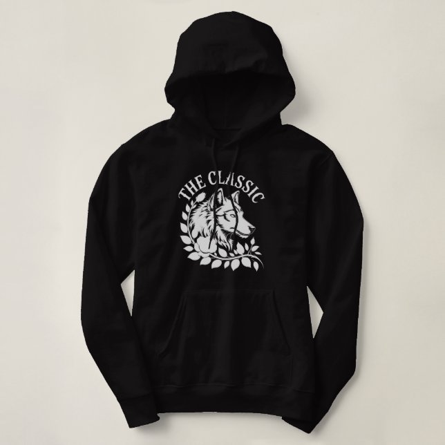 Le Classique – Geist des Wolfes Hoodie (Design vorne)