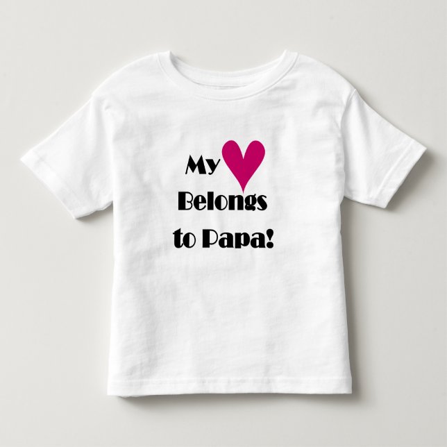 Le coeur appartient aux T-shirts et aux cadeaux de (Devant)