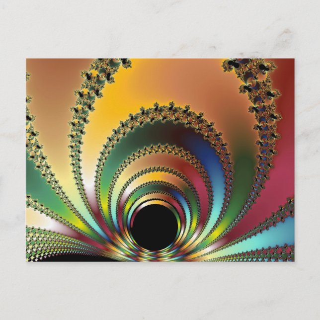 Le coeur - Carte postale fractale (Devant)