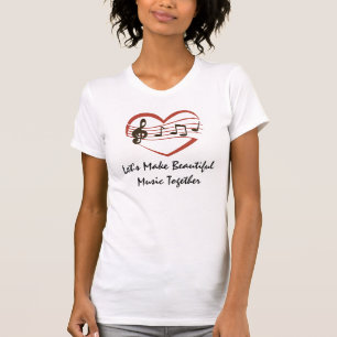 Le Coeur de la Saint Valentin, t-shirt de la femme