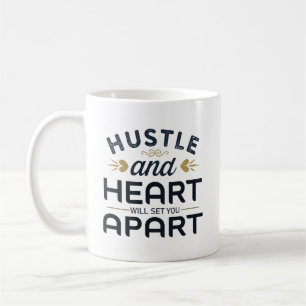 Le coeur et l'agitation vous séparent café Mug