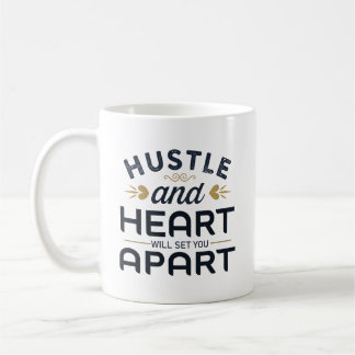 Le coeur et l'agitation vous séparent café Mug