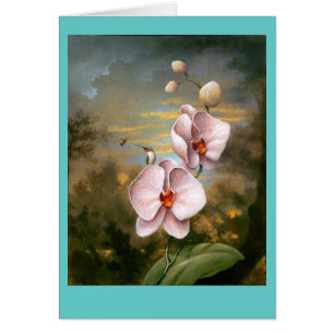 Le colibri fleurit la carte