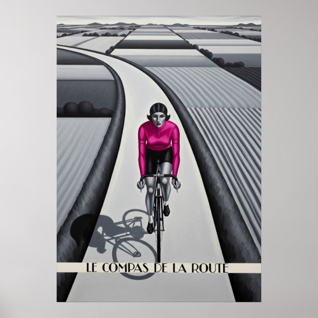 LE COMPAS DE LA ROUTE (Der Kompass der Straße) Poster (Vorne)