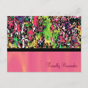 Le concepteur rose ~ Carte postale