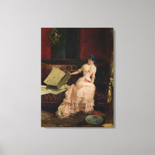 Le connaisseur élégant, 1883 (huile sur la toile