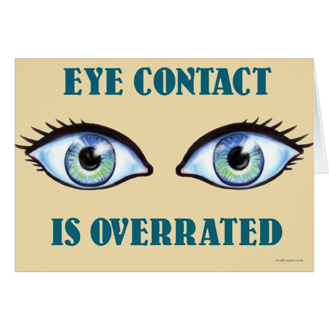 Le Contact Oeil Est Surévalué (Devant horizontal)