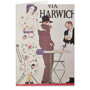 Le continent par l'intermédiaire de Harwich