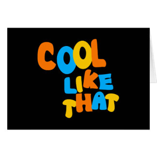 Le cool aiment cela--Orange, bleu, et Jaune-Or