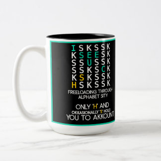 Le Coque contre C : Amusant Mug Alphabet