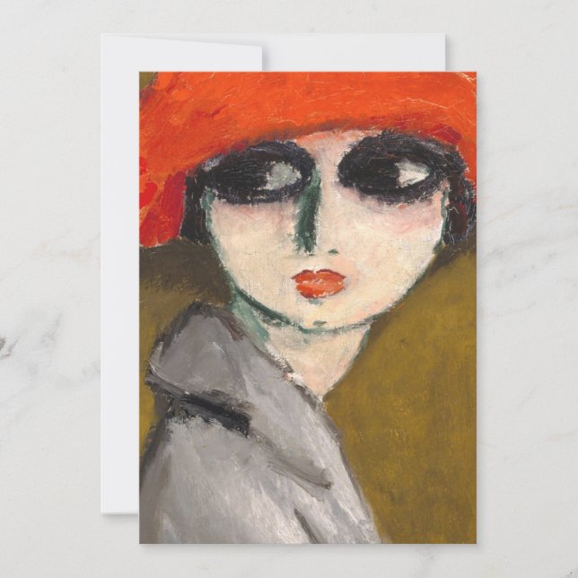 Le Coquelicot (Maismohn) von Kees Van Dongen Einladung (Vorderseite)