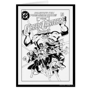 Le Corps Vert des Lanternes, noir et blanc