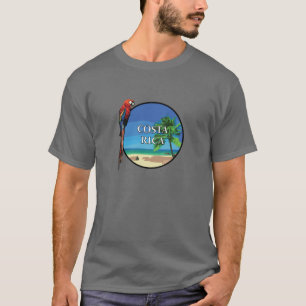 Le Costa Rica - le T-shirt foncé de base des