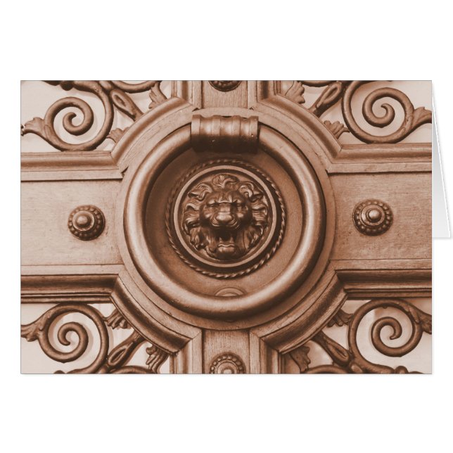 Le coup et lui seront ouverts - carte d'écriture (Devant horizontal)