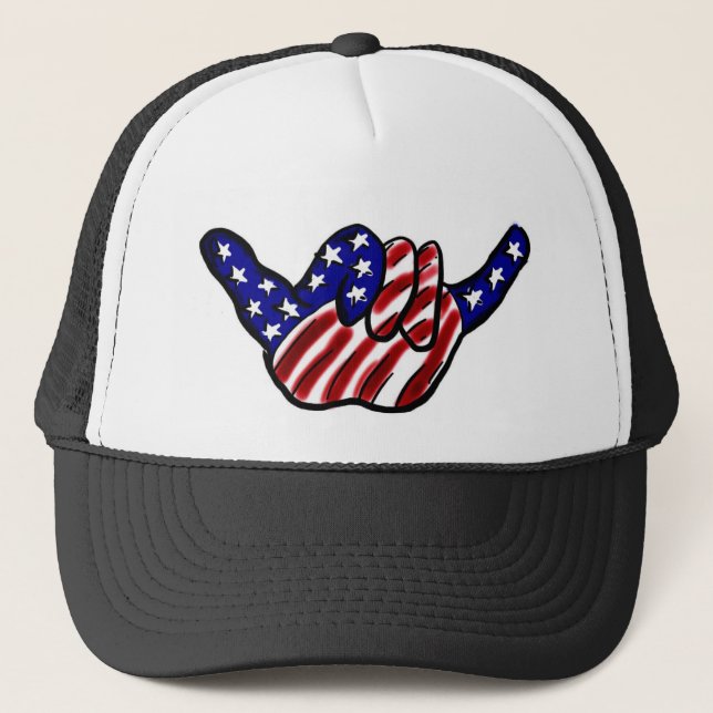 Le coup patriotique desserrent le casquette (Devant)