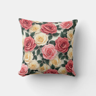 Le coussin coussin rose