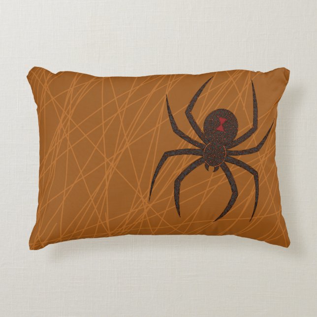 Le coussin d'accent de la toile de l'araignée (Devant)