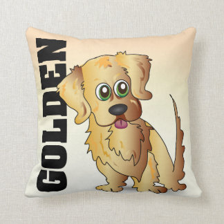 Le coussin de golden retriever