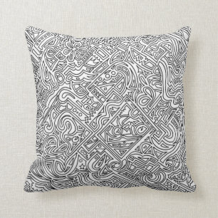 Le coussin de griffonnage de Sara