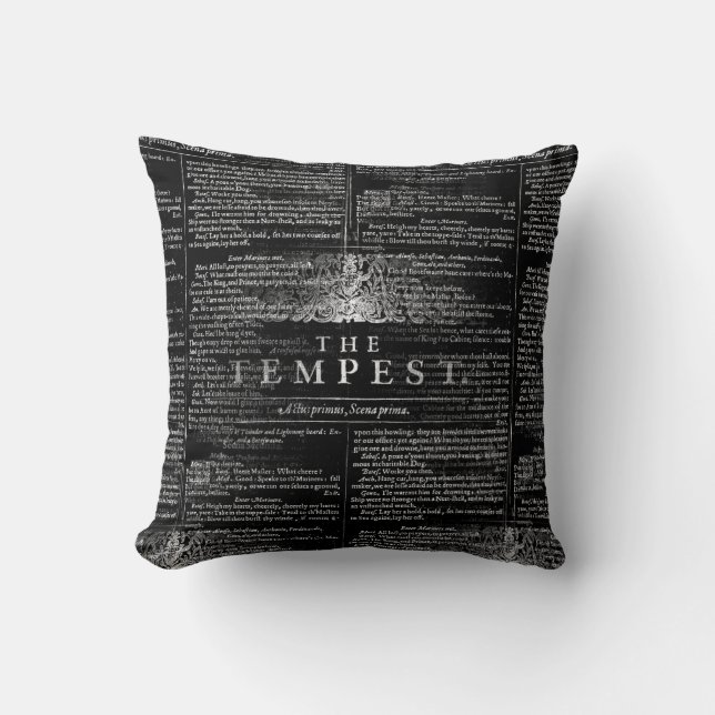 Le coussin de jeu de Shakespeare de tempête (Recto)