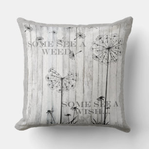 Le Coussin De Patio Dandelion Souhaite Une Citatio