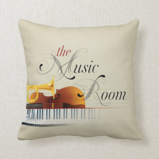 le coussin de pièce de musique
