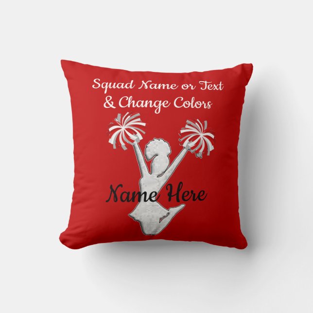 Le coussin de pom-pom girl a personnalisé votre (Recto)