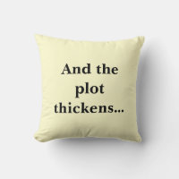 Le coussin du lecteur, Et le tracé épaissit..