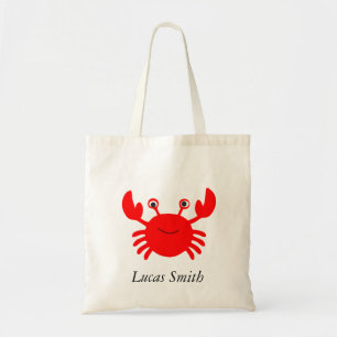 Le crabe mignon de mer badine le sac fourre-tout
