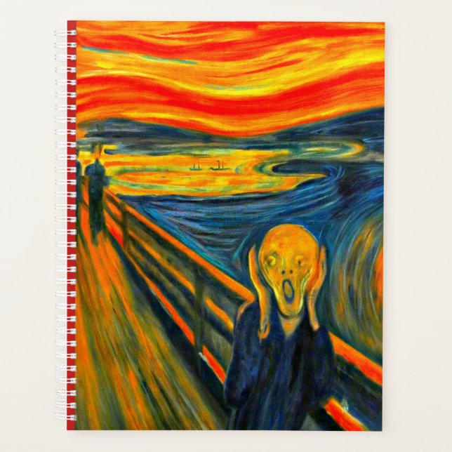 Le cri, Art raffiné de Munch (Devant)